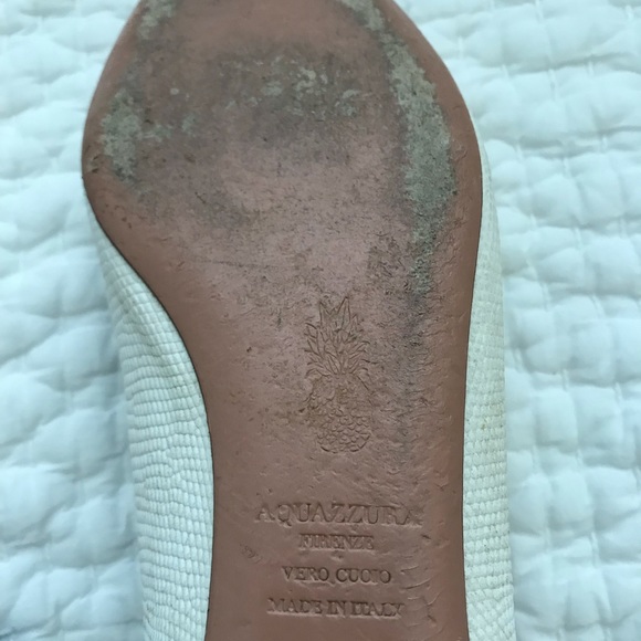 Aquazzura Christy lace-up pointed flats - Picture 3 of 3